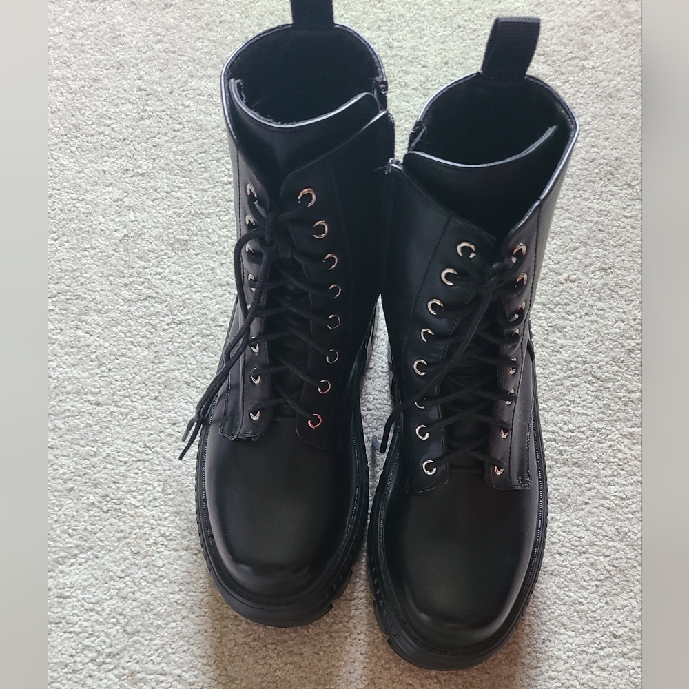 Vegan goth boots